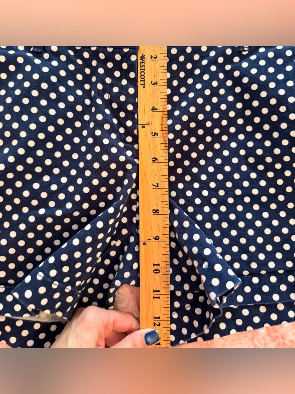 LANDS’ END 6P Petite Not-Too-Low Rise Chino Shorts - Picture 8 of 10